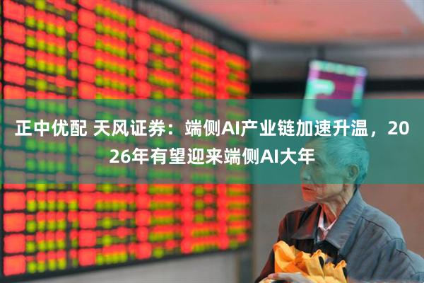 正中优配 天风证券：端侧AI产业链加速升温，2026年有望迎来端侧AI大年